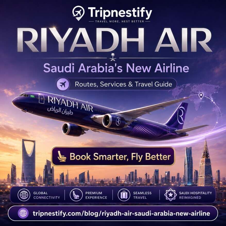 New Delhi, Travel, Riyadh Air: Flights, Services, Routes And Travel Guide | Tripnestify
