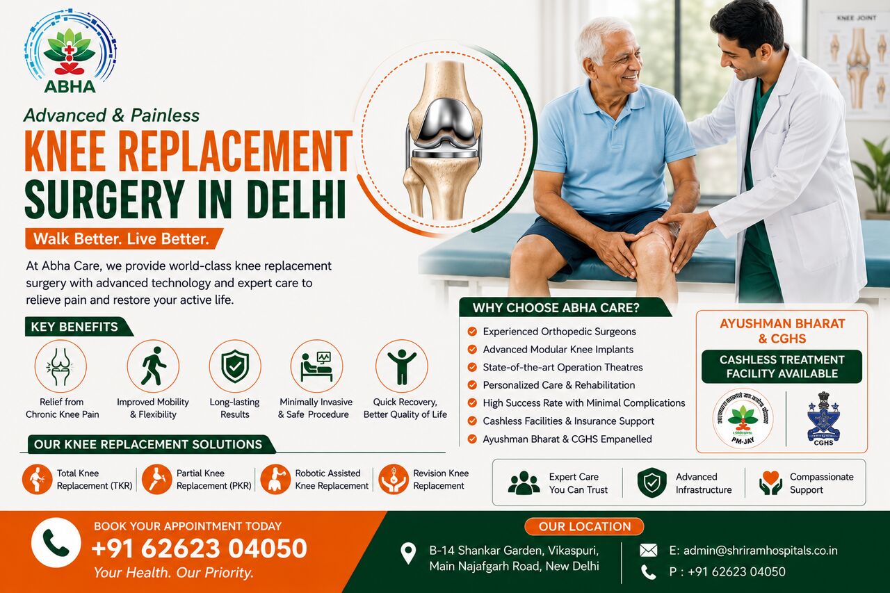 Kabul, Health, Knee Replacement Surgery Cost In Delhi | Affordable Joint Replacement At Abha Care