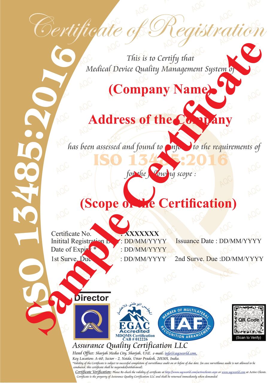 Noida, Business, Become An ISO 13485 Certified Company With AQC World