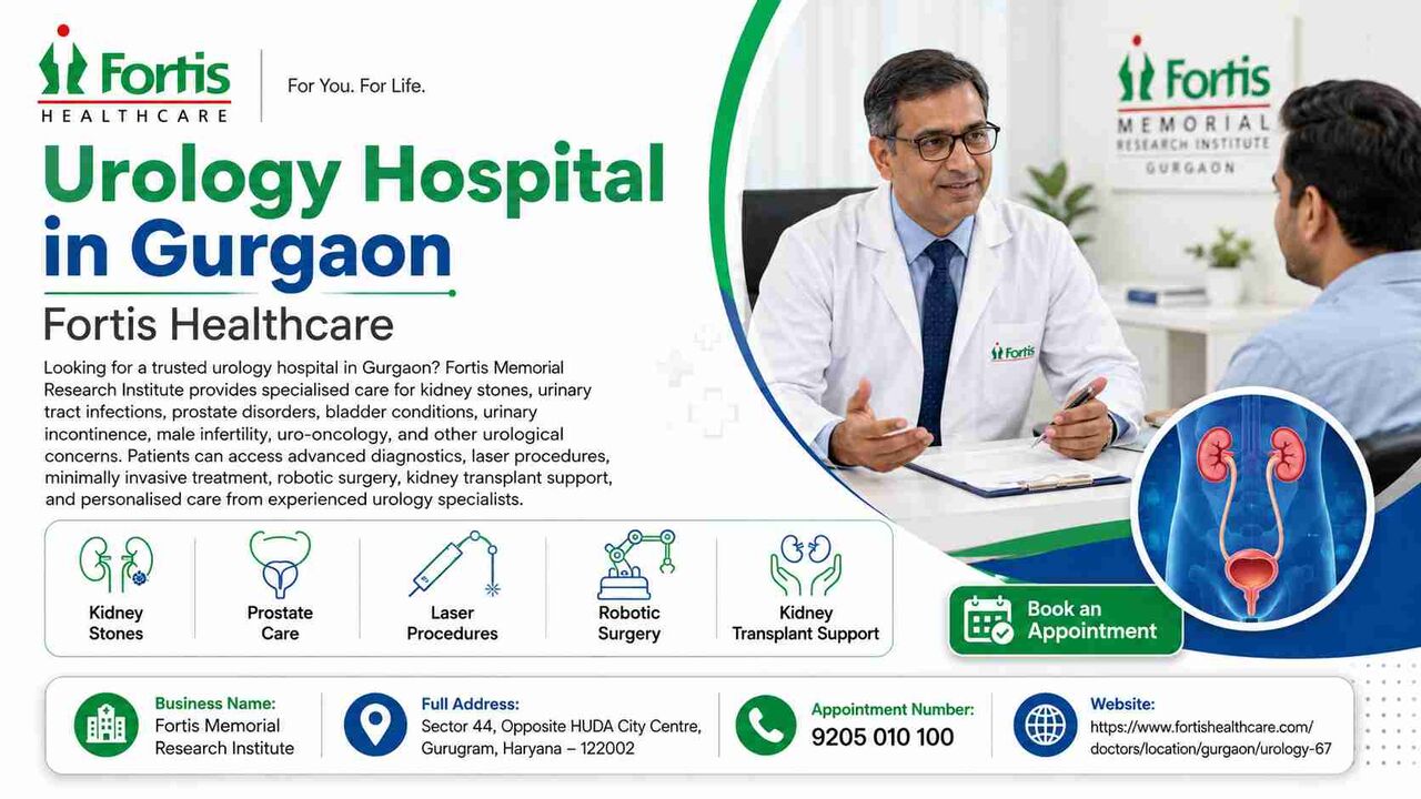 Gurugram, Health, Urology Hospital In Gurgaon | Fortis Healthcare