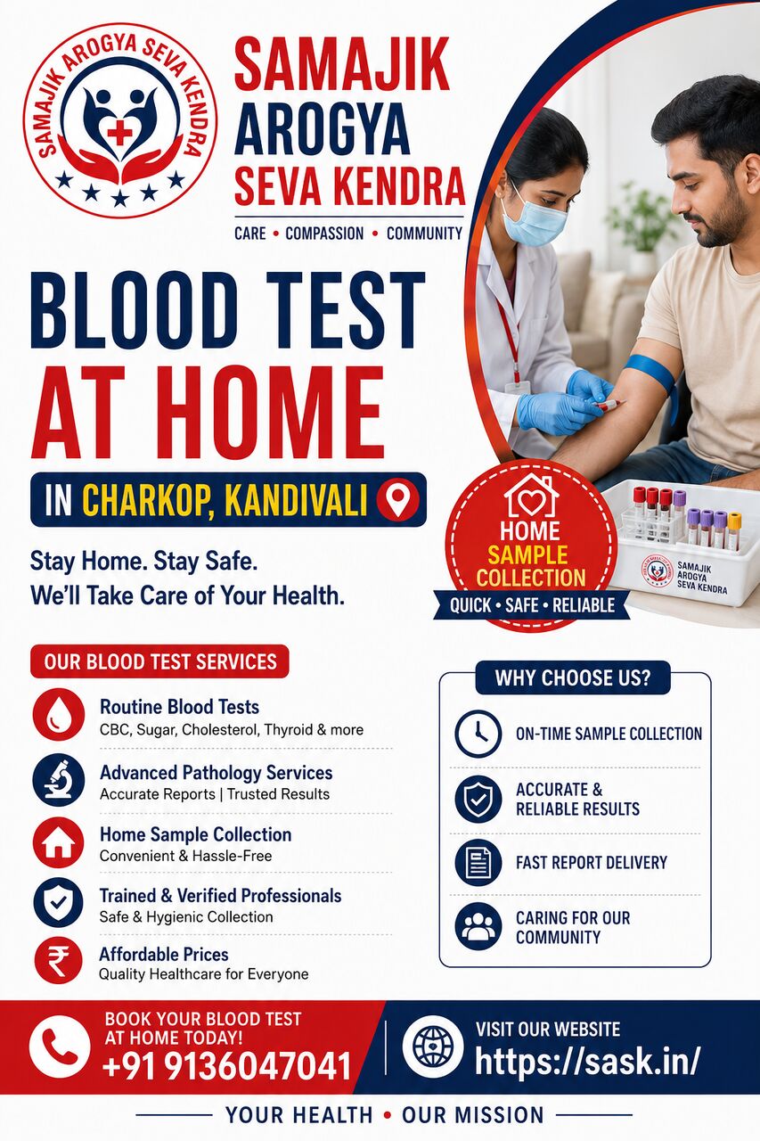 Mumbai, Health, Affordable Blood Test In Kandivali At Samajik Arogya Seva Kendra