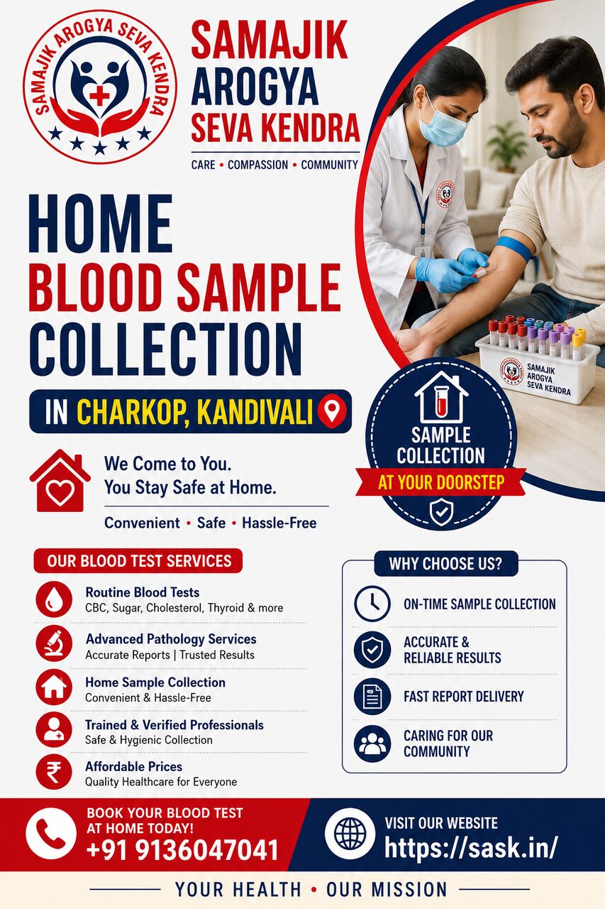 Mumbai, Health, Affordable Blood Test In Kandivali At Samajik Arogya Seva Kendra