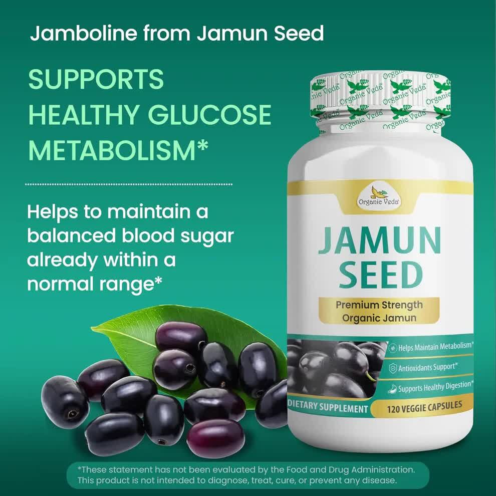 Austin, Health & Beauty Items, USD 83,  Organic Jamun Seed Capsules &ndash; Clean Botanical Nutrition | Wholistic Zone