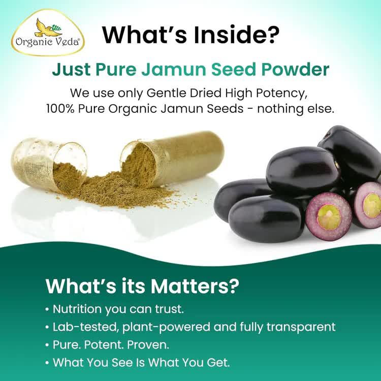 Austin, Health & Beauty Items, USD 83,  Organic Jamun Seed Capsules &ndash; Clean Botanical Nutrition | Wholistic Zone