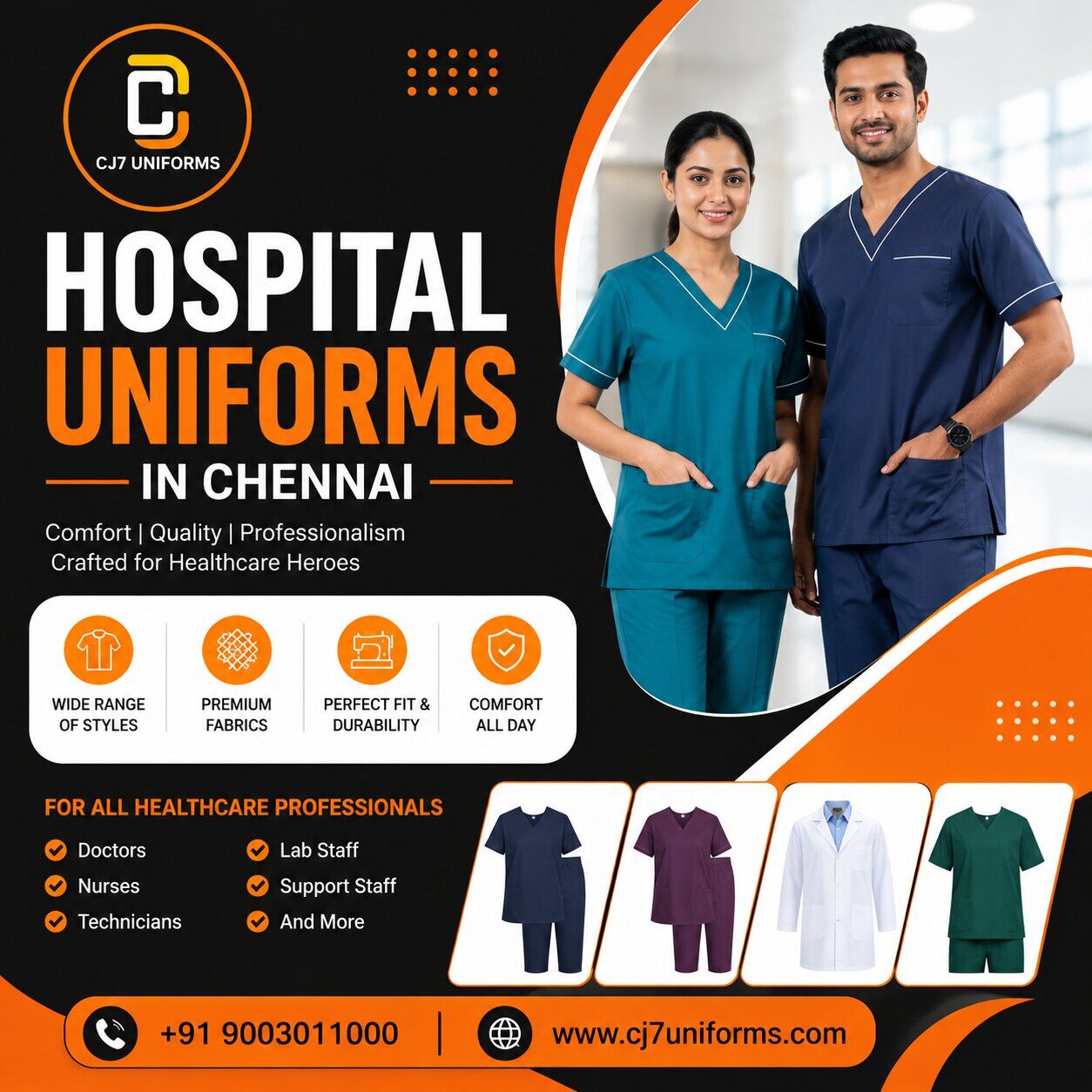 Chennai, Clothing & Accessories, INR 500,  Hospital Uniform Manufacturers In Chennai