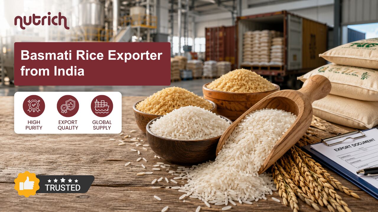 Mumbai, Food, Nutrich Rice Industries Pvt. Ltd. &ndash; Premium Basmati Rice Exporter & Supplier From India