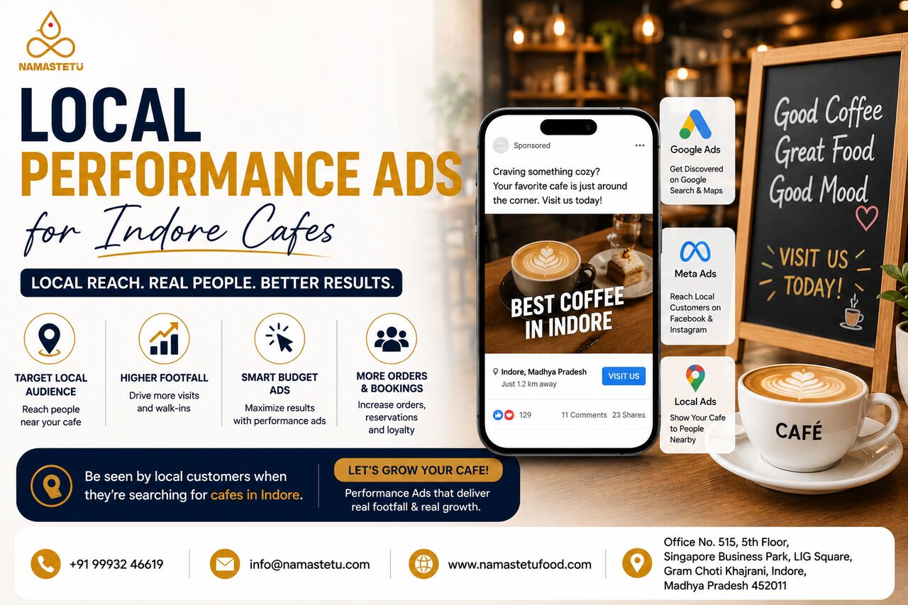 Indore, Marketing, Local Performance Ads For Indore Cafes