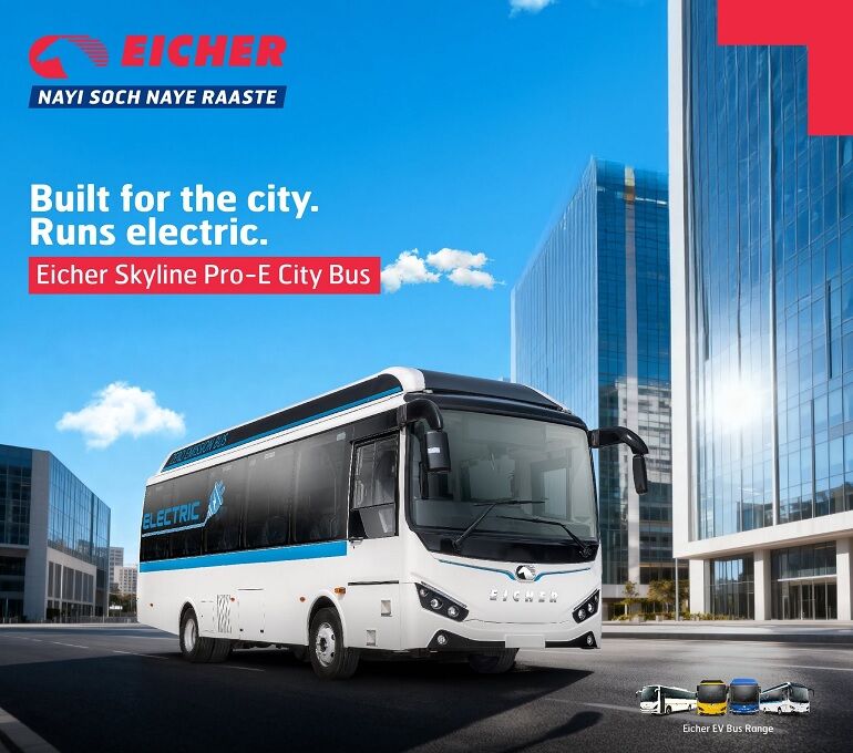 Mumbai, Automotive, Upgrade Your Fleet With An Eicher Electric Bus