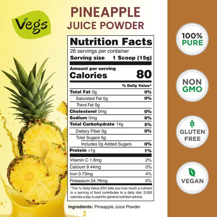 Austin, Health & Beauty Items, USD 125,  Organic Pineapple Juice Powder &ndash; Tropical Flavor Made Easy | Wholistic Zone