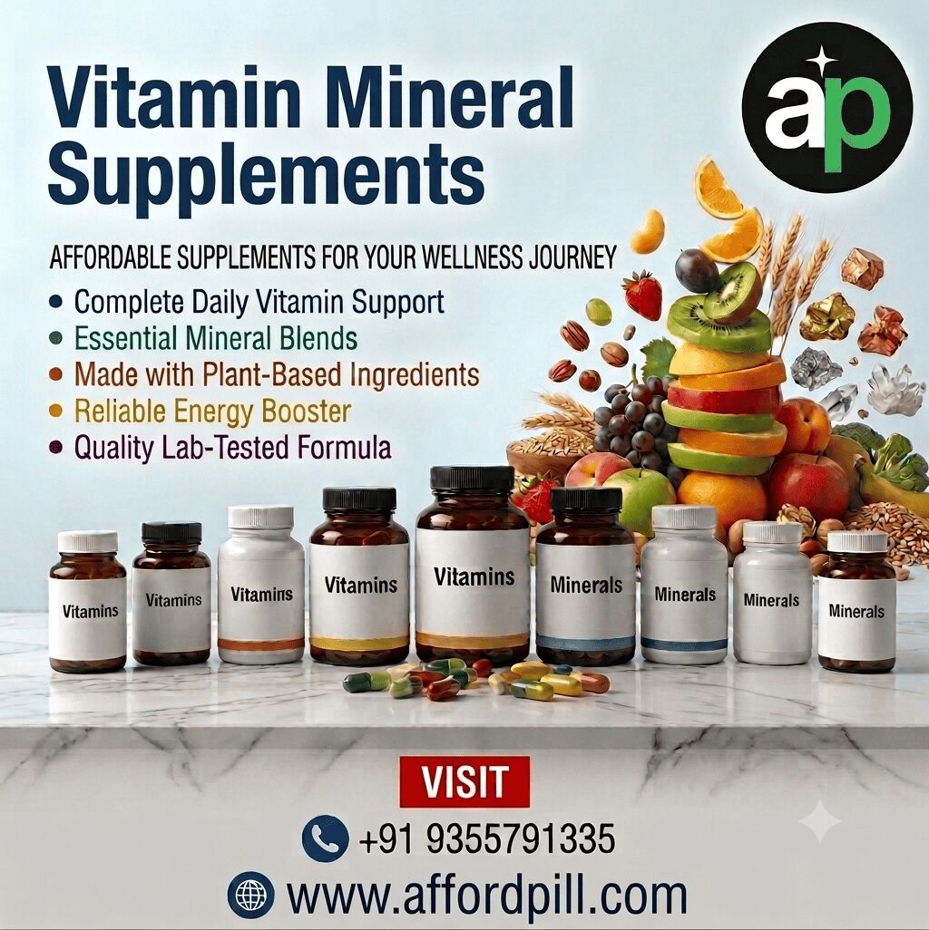 New Delhi, Health, Genuine Vitamin Mineral Supplement Available Online &ndash; AffordPill