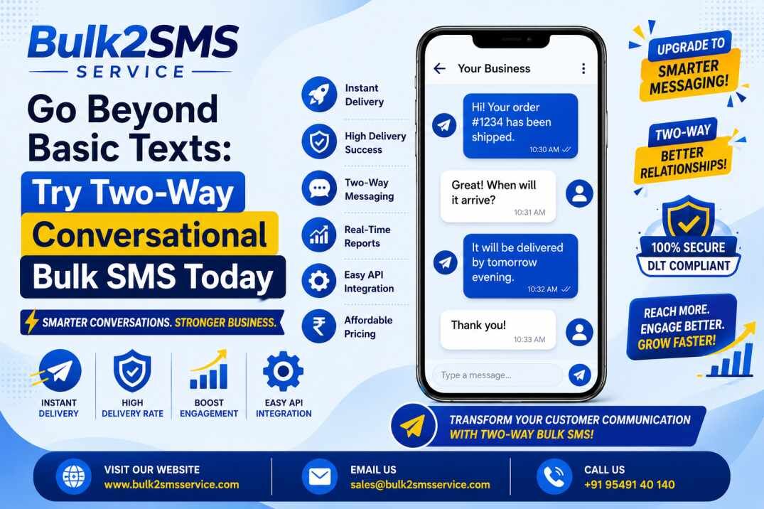 Gurgaon, Marketing, Go Beyond Basic Texts: Try Two-Way Conversational Bulk SMS Today