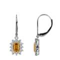USD 1688,  Citrine Earrings Natural Gemstone Jewelry