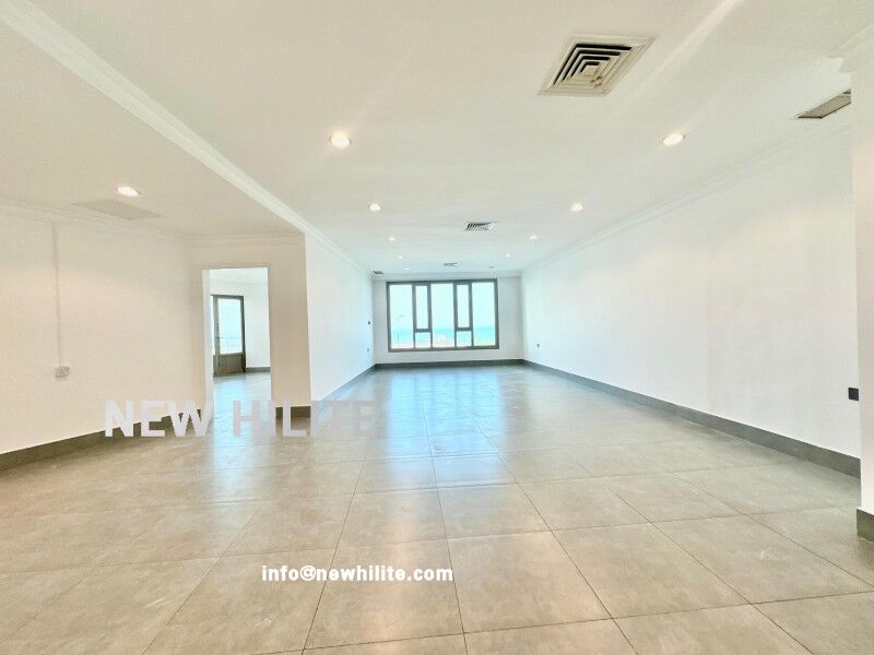 Salmiya, Apartments, Flats, Houses & Villas, KWD 800/month,  3 BR,  Renovated Three-Bedroom Seaview Apartment For Rent In Salmiya