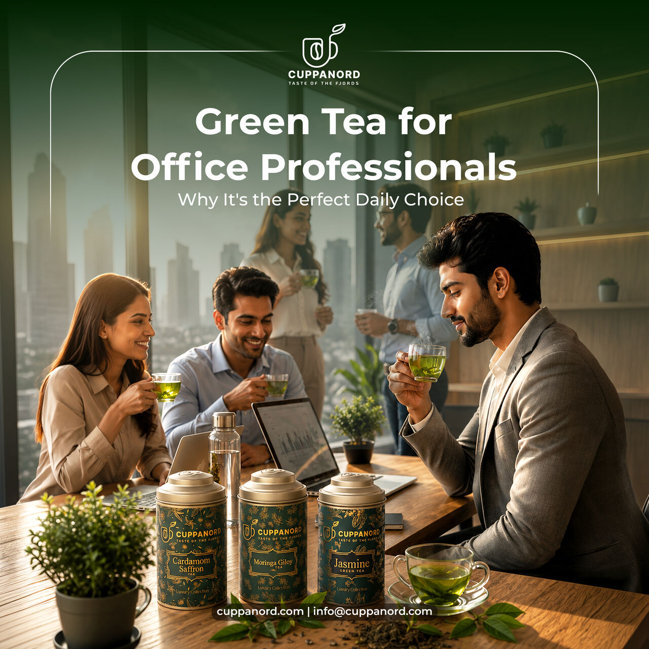 Noida, Business, Green Tea For Office Professionals: How Can This Ancient Beverage Transform Your Workday P