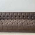 BHD 70,  3-Seater Chesterfield Sofa + Matching 2ps Lounge Chair For Sale