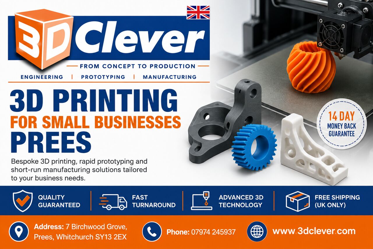 London, Printing, Reliable 3D Printing For Small Businesses Prees | Fast Prototypes