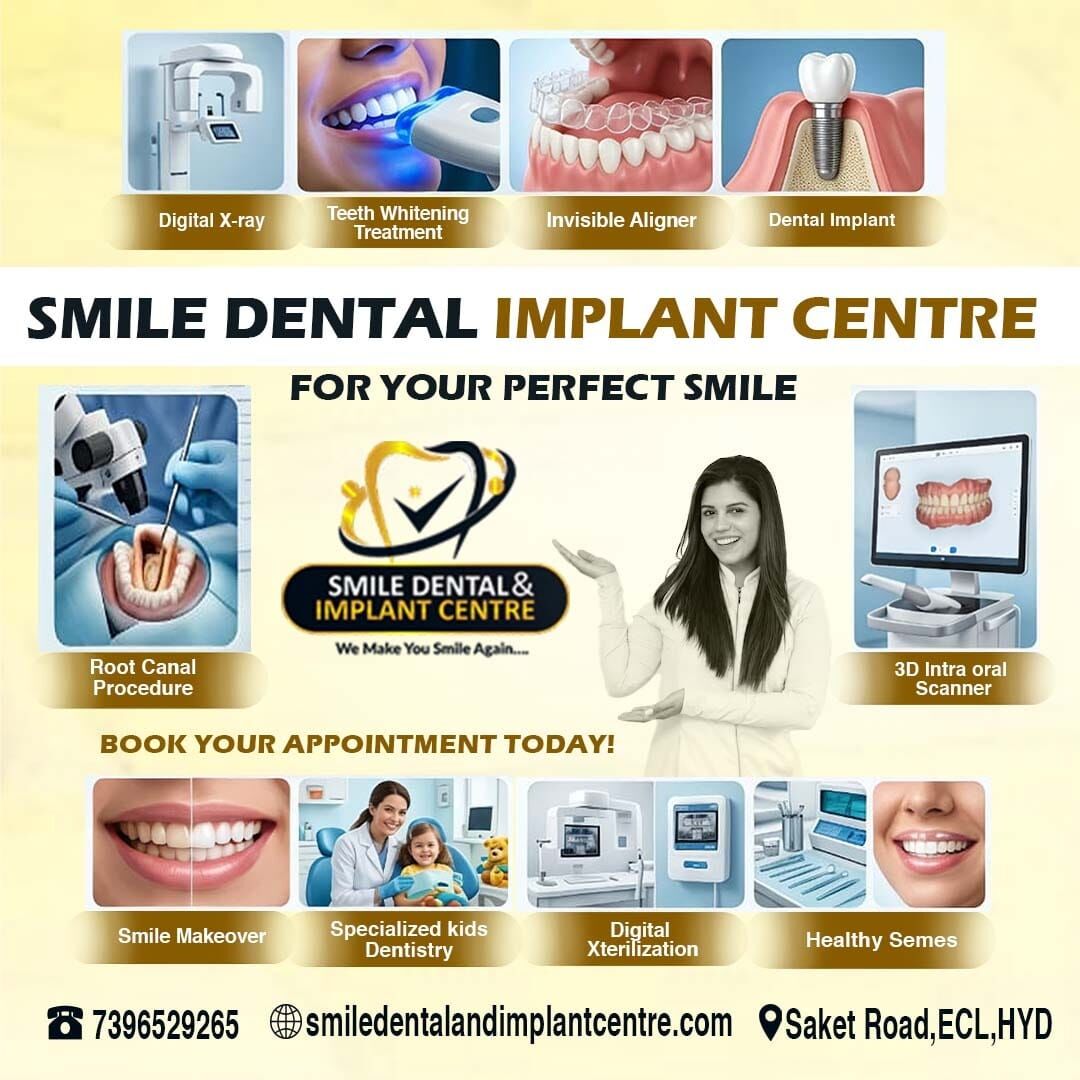 Hyderabad, Dental, Smile Dental And Implant Centre &ndash; Complete Family Dental Care In ECIL & AS Rao Nagar