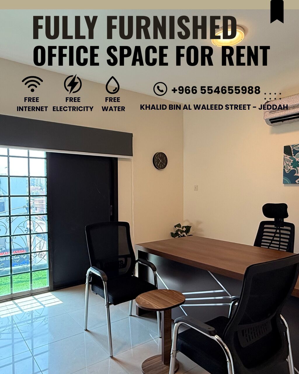 Riyadh, Business, Premium Fully Furnished Office Space For Rent