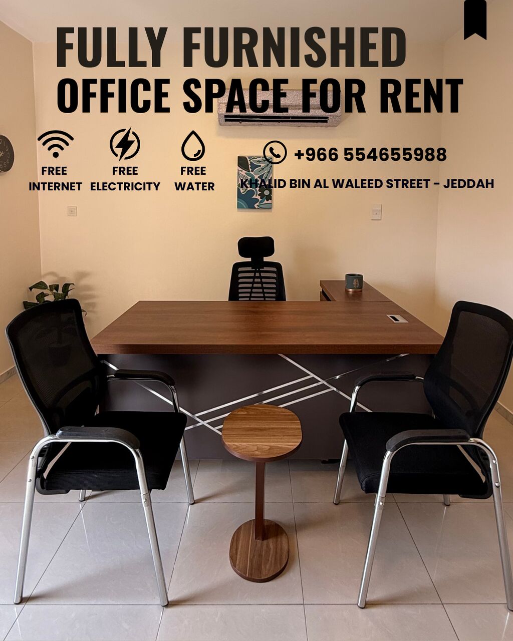 Riyadh, Business, Premium Fully Furnished Office Space For Rent