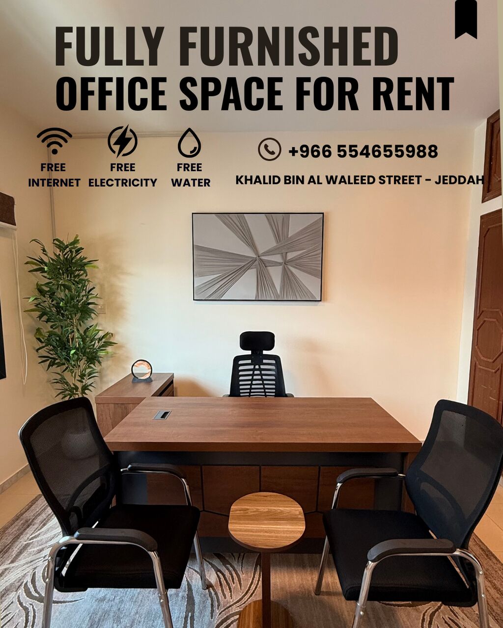 Riyadh, Business, Premium Fully Furnished Office Space For Rent