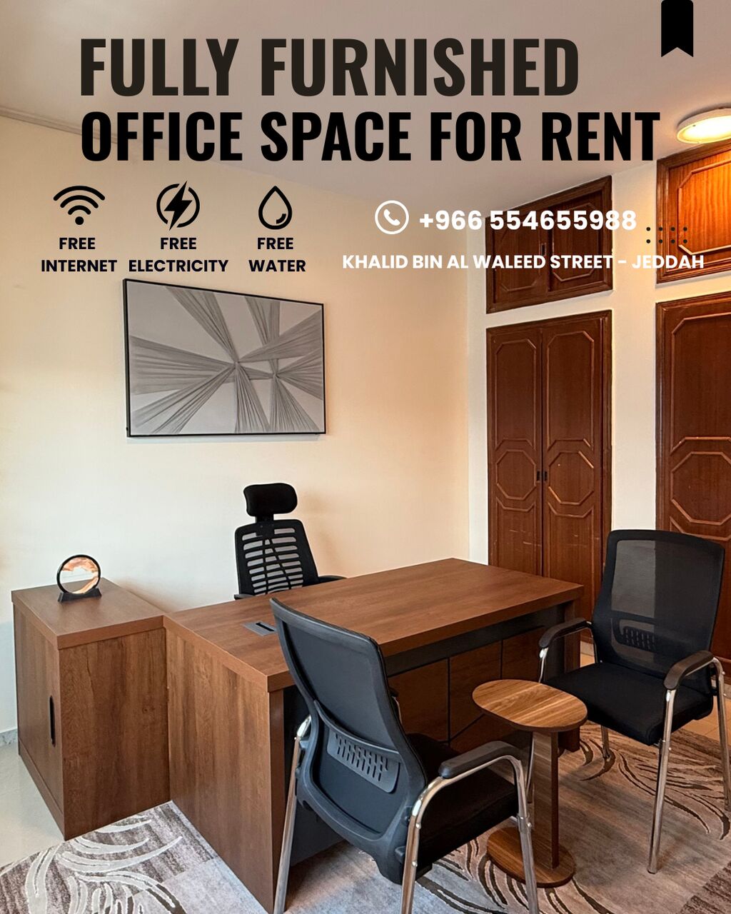 Riyadh, Business, Premium Fully Furnished Office Space For Rent