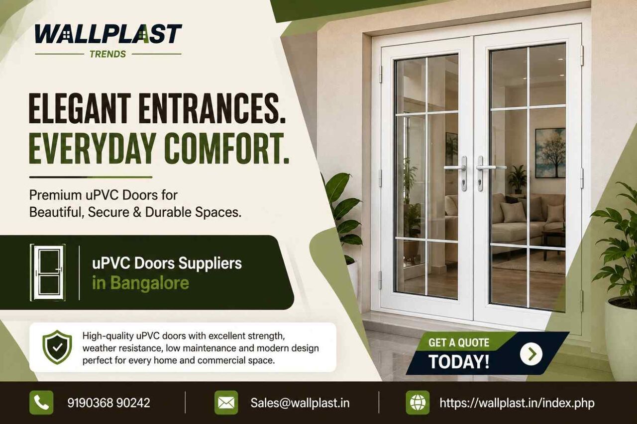 Bangalore, Household Items, UPVC Doors Suppliers In Bangalore