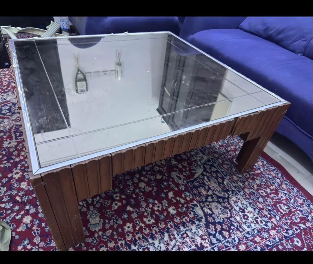 Riyadh, Household Items, SAR 400,  Urgent 7-Seater Sofa Set + Center Table For Sale (Throw Away Price SAR 400)