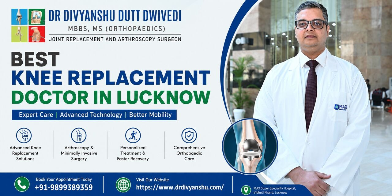 Lucknow, Medical, Knee Replacement Hospital Doctor In Lucknow | Dr Divyanshu Dutt Dwivedi