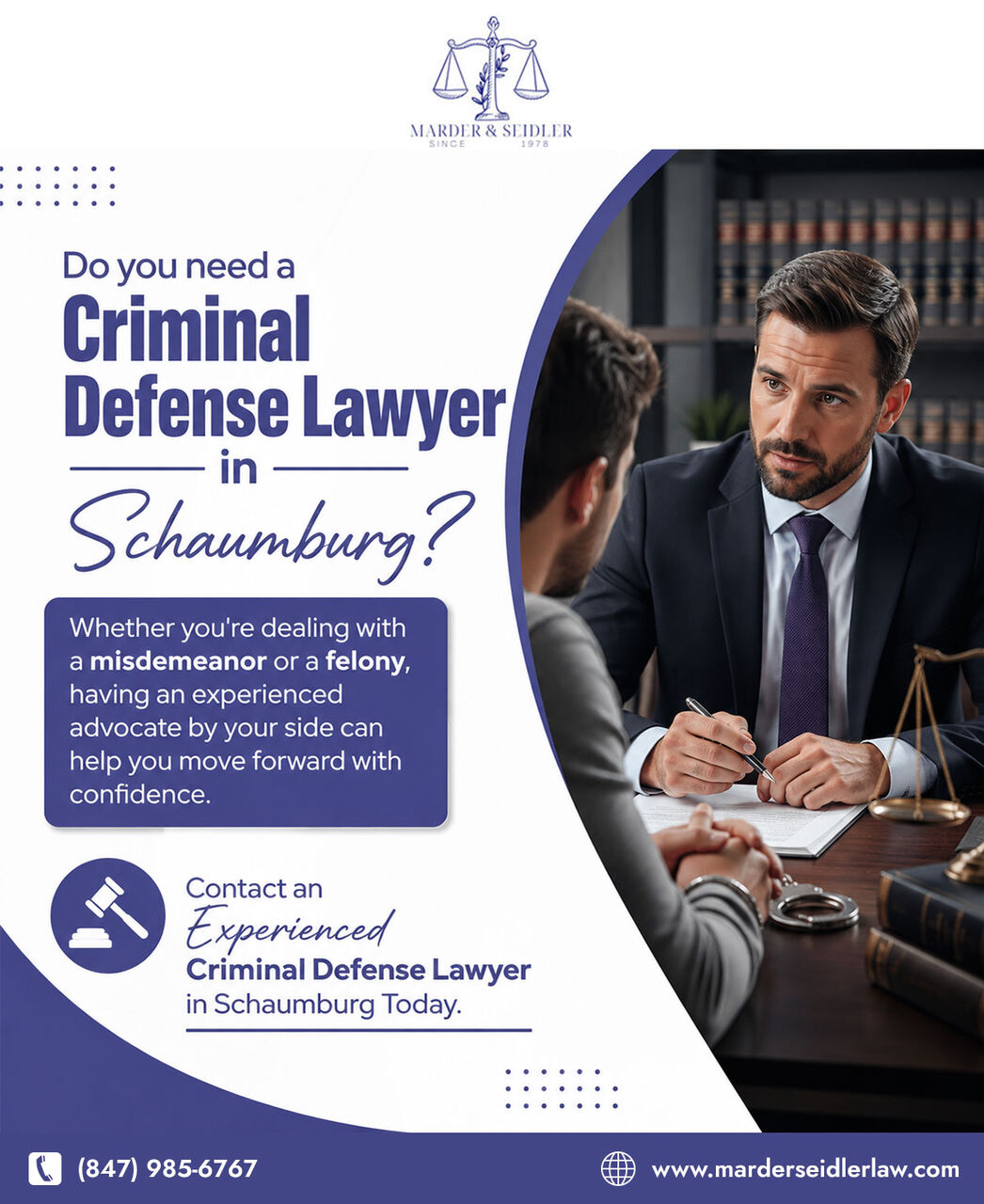 New York, Legal, Do You Need A Criminal Defense Lawyer In Schaumburg - Marder And Seidler Law Firm
