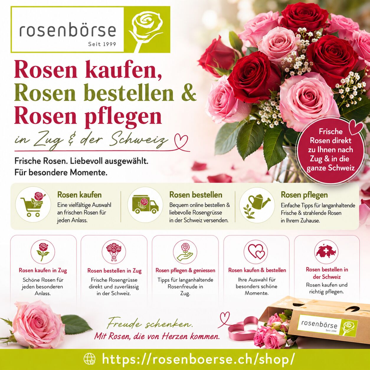Geneva, Farm & Garden, CHF 149,  Rosen Kaufen & Bestellen In Zug &ndash; Ihre Auswahl Für Besondere Momente