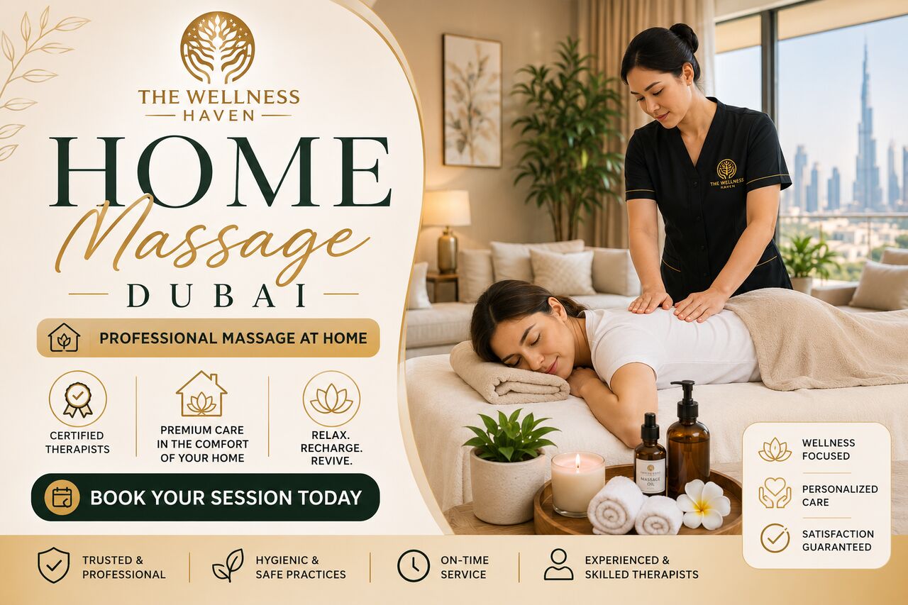 Dubai, Health, Book A Professional Home Massage Service Anywhere In Dubai