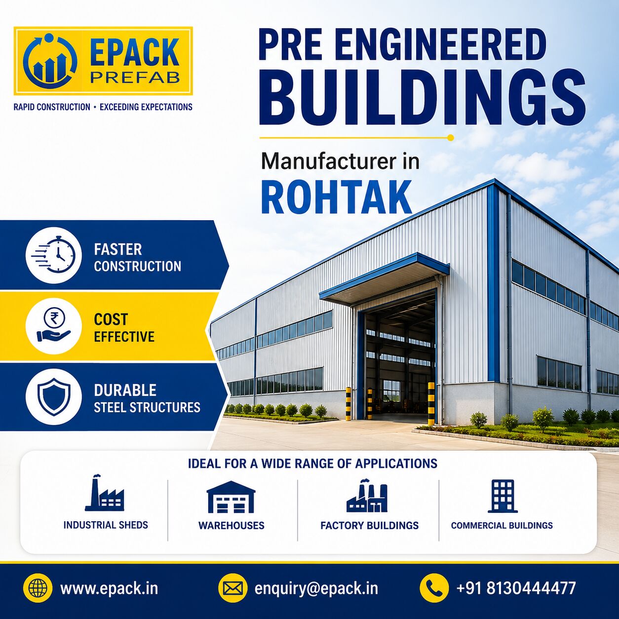 Greater Noida, Construction, Pre Engineered Building Manufacturer In Rohtak &ndash; Industrial & Warehouse Solutions