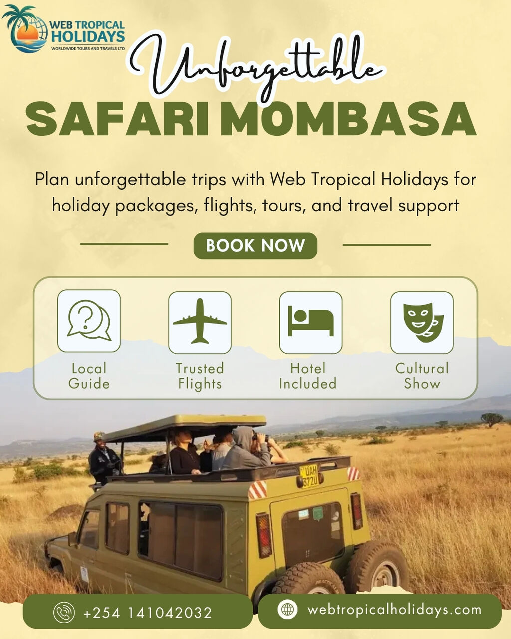 Nairobi, Travel, Safari Mombasa Packages | Web Tropical Holidays