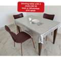 BHD 25,  🌎🌐Dinning Table With 3 Chairs In Good Condition For Sale With Delivery