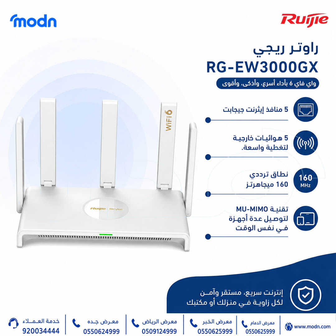 Riyadh, Electronics, SAR 1,  راوتر ريجي RG-EW3000GX