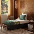 Single Bed Fitted Sheet In Soft 144 TC Cotton