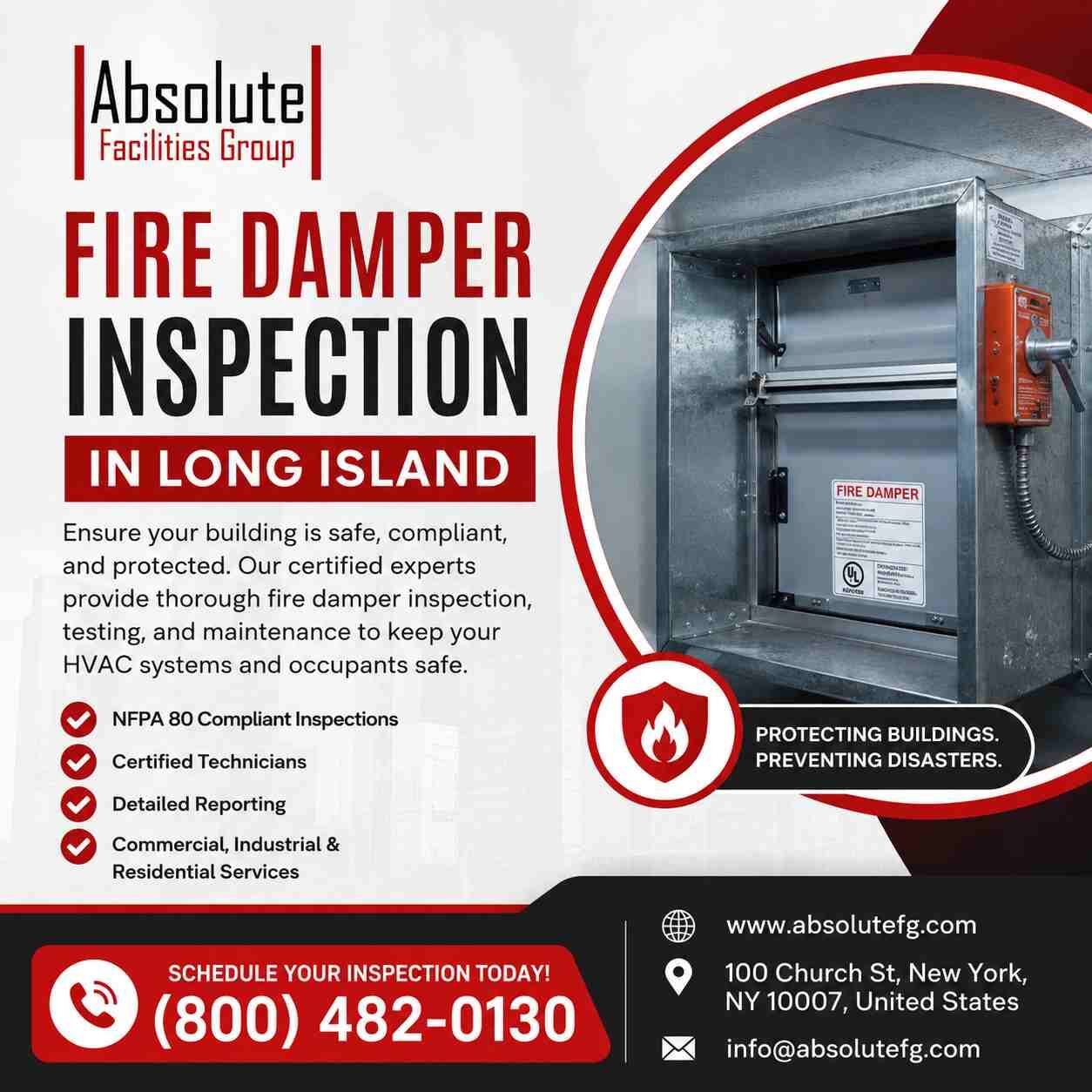 New York, Appliance Repair, Fire Damper Inspection In Long Island | Expert Fire Safety Services