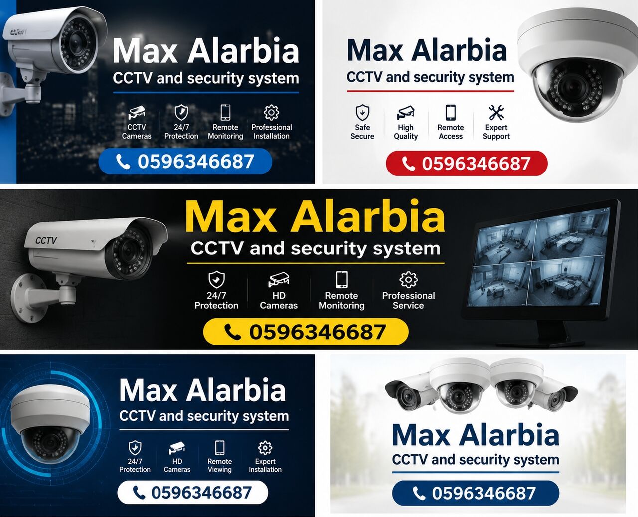 Jeddah, Security, 13. 4K CCTV Installation - So Clear, You Can Count