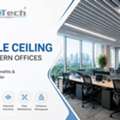 Metal Baffle Ceiling For Modern Offices