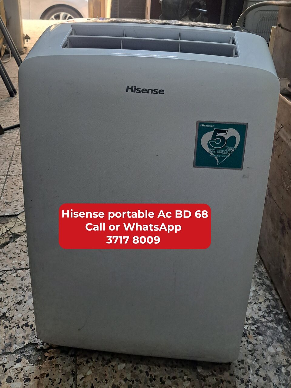 Manama, Appliances, BHD 68,  🌎Hisnese Portable Ac In Good Condition For Sale With Delivery