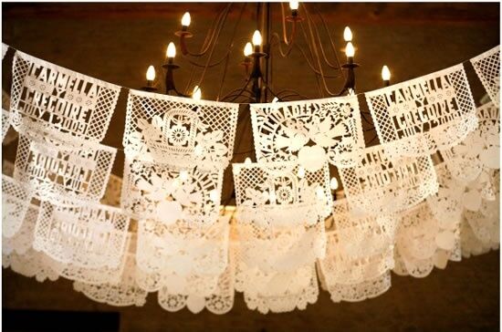 Los Angeles, Business, Wedding Papel Picado For Elegant Mexican Weddings