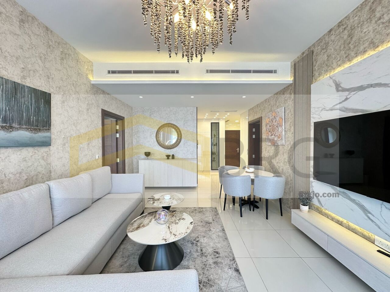 Abdoun, Apartments, Flats, Houses & Villas, JOD 12000/year,  Furnished,  2 BR,  Modern Furnished Apartment For Rent In Abdoun!