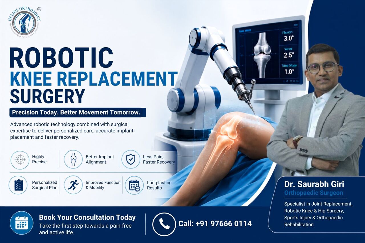 Pune, Health, Robotic Knee Replacement Surgery In Pune | Helios Ortho Joint