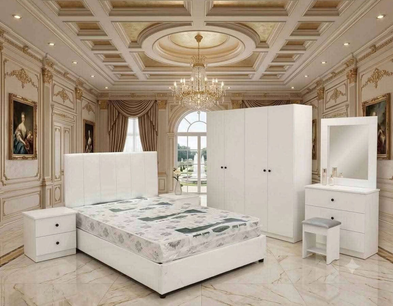 Jeddah, Furniture, SAR 2,  New Luxury Best Quality Bedroom Set Available