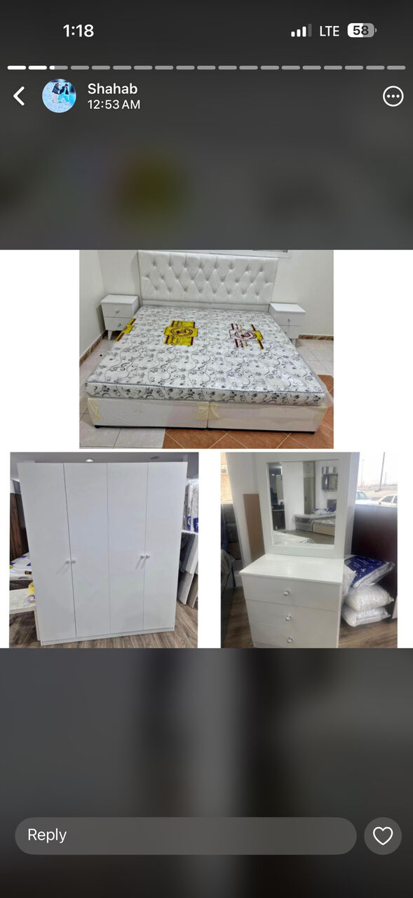 Jeddah, Furniture, SAR 2,  New Luxury Best Quality Bedroom Set Available