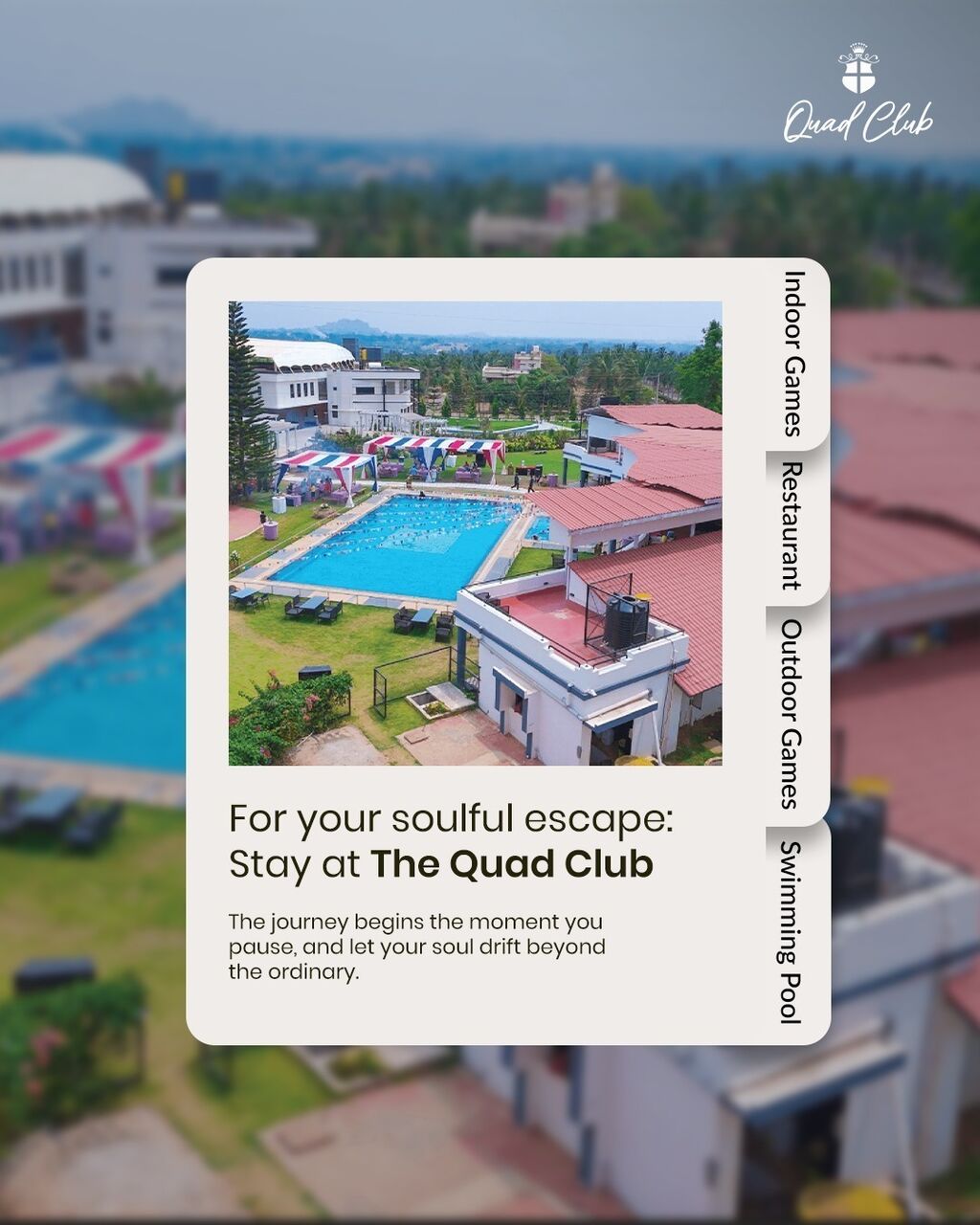 Bangalore, Travel, Corporate Outing Resorts Near Bangalore - Quad Club Weekend Getaway