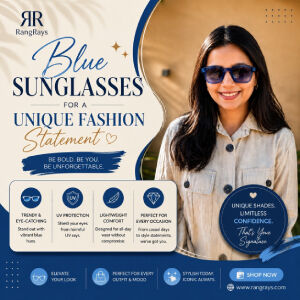 New Delhi, Fashion & Design, Blue Sunglasses For A Unique Fashion Statement