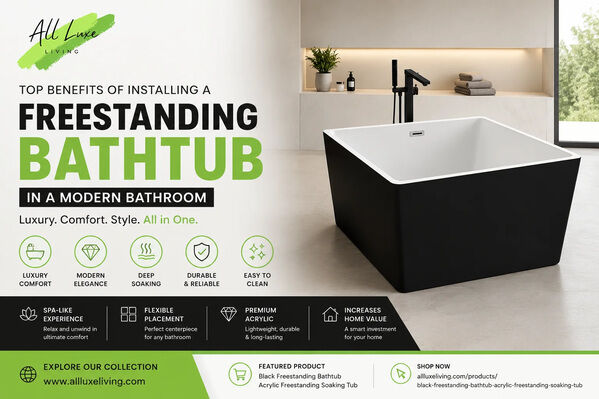 New York, Business, Freestanding Bathtub Benefits For Modern Bathrooms &ndash; All Luxe Living
