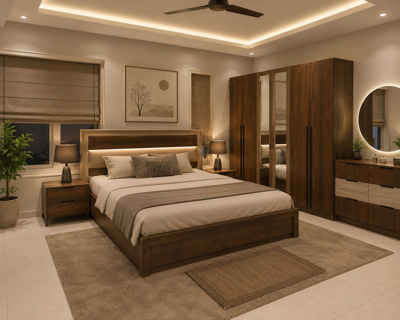 Jeddah, Furniture, SAR 2,  Complete Luxury Bedroom Set Available