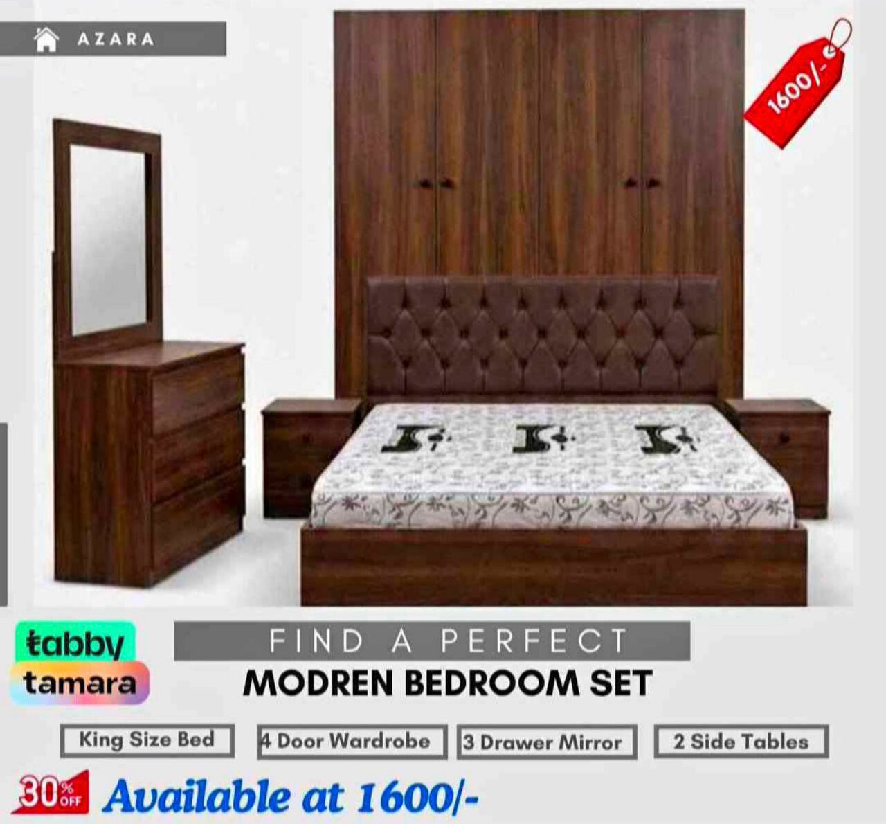 Jeddah, Furniture, SAR 2,  Complete Luxury Bedroom Set Available